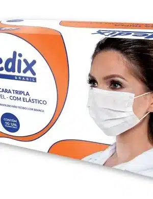 MASCARA DESCARTAVEL C/ ELASTICO - PCT C/50;MEDIX