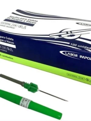 AGULHA P/COLETA A VACUO 25MM X 0,8 (21G) CX C/100;LABOR IMPORT