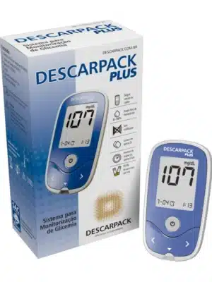 APARELHO P/GLICEMIA - DESCARPACK PLUS;DESCARPACK