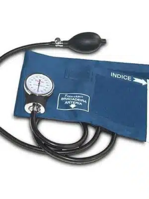 APARELHO DE PRESSÃO AD. S/ESTETO F. VELCRO (AZUL);PREMIUM