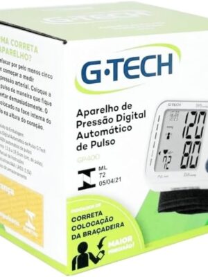 APARELHO DE PRESSÃO DIGITAL DE PULSO - GP400;G-TECH