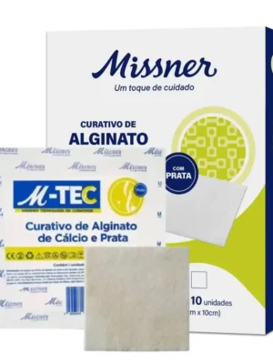 CURATIVO ALGINATO 10 X 10CM - CX C/10 - M-TEC;MISSNER