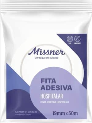 FITA ADESIVA CREPE 19MM X 50M - CX C/48;MISSNER