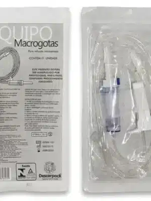 EQUIPO MACROGOTAS SLIP C/INJETOR+FILTRO;DESCARPACK
