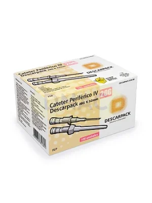 CATETER (JELCO) 20G ROSA - CX C/100 UND;DESCARPACK
