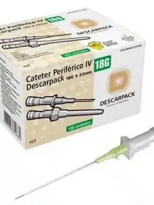 CATETER (JELCO) 18G VERDE - CX C/100 UND;DESCARPACK
