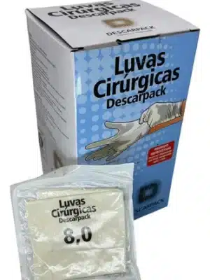 LUVA CIRURGICA ESTERIL 8,0; DESCARPACK
