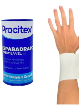 ESPARADRAPO BRANCO 10 CM X 4,5 M CX/36 - PROCITEX; CREMER