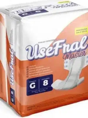 FRALDA GERIATRICA - TAM G - USEFRAL MASTER - C/8;GBI