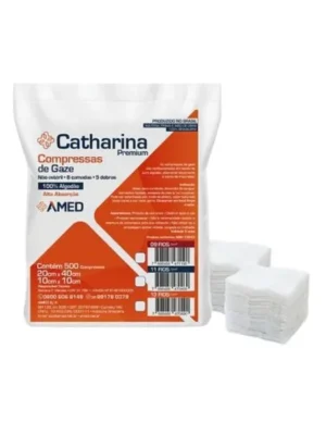 COMPRESSA DE GAZE 13 FIOS C/500 CATHARINA ;AMERICAN MEDICAL