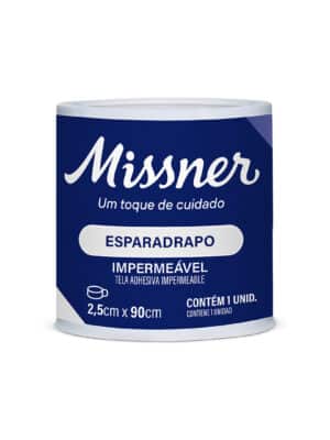 ESPARADRAPO BRANCO 2,5 CM X 90 CM - CX C/204;MISSNER