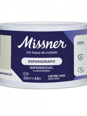 ESPARADRAPO BRANCO 2,5 CM X 4,5 M - CX C/96;MISSNER