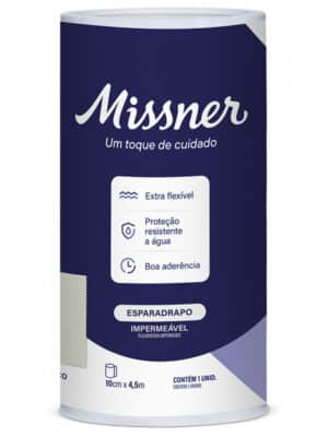 ESPARADRAPO BRANCO 10 CM X 4,5 M - CX C/24;MISSNER