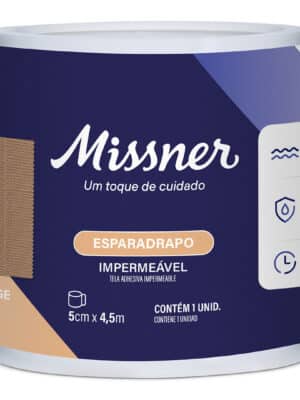 ESPARADRAPO BEGE 5 CM X 4,5 M - CX C/96; MISSNER