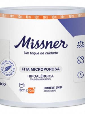 FITA MICROPORE BRANCA 5 CM X 10 M  - CX C/24;MISSNER