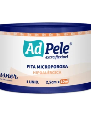 FITA MICROPORE BRANCA 2,5 CM X 10 M - ADPELE (H);MISSNER