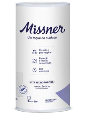 FITA MICROPORE BRANCA 10 CM X 4,5 M - CX C/24;MISSNER