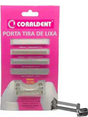 KIT ODONTOLÓGICO - 1 SUPORTE + 16 LIXAS;CORALDENT