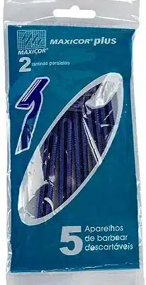 APARELHO/LAMINA DE BARBEAR - PCT C/5 UND;MAXICOR