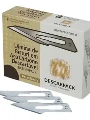 LAMINA P/ BISTURI ESTERIL N.11 - CX C/100;DESCARPACK