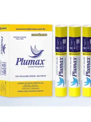 PAPEL LENÇOL 50 X 50 - ECONOMICO (EMB. AMARELA);PLUMAX