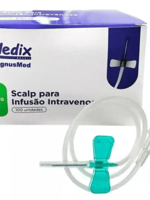 SCALP 21G VERDE - CX C/100 UND;MEDIX