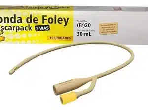 SONDA FOLEY 2 VIAS 20 FR 30 CC;DESCARPACK