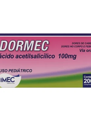 ACIDO ACETILSALICILICO 100MG - C/200 CPR - DORMEC ;IMEC