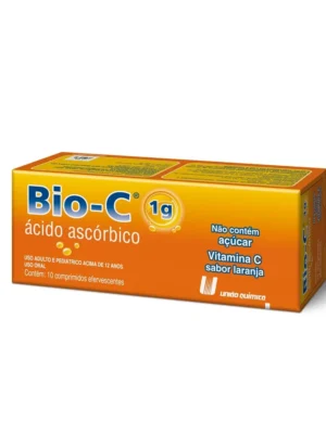 ACIDO ASCORBICO 1G - 3TB C/10 CPR EFERV - BIO-C;UNIÃO QUÍMICA