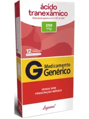 ACIDO TRANEXAMICO 250MG - CX C/12 CPR - GENERICO;LEGRAND