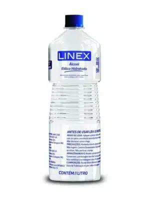 ALCOOL 70% - FR 1 LITRO - CX C/12 - LINEX (H);BEM ESTAR