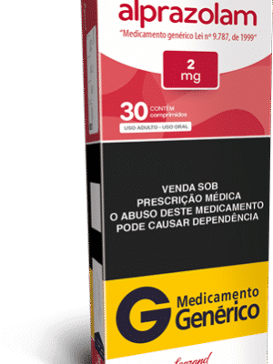 *ALPRAZOLAM 2MG - CX C/30 CPR - GENÉRICO;LEGRAND