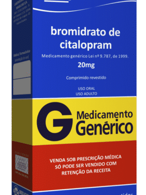 *CITALOPRAM 20MG - CX C/30 CPR - GENÉRICO;TEUTO