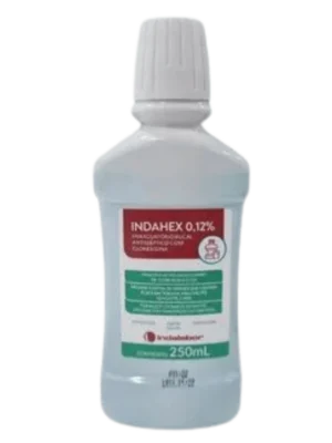 CLOREXIDINA 0,12% ENXAGUANTE 250ML - INDAHEX;INDALABOR