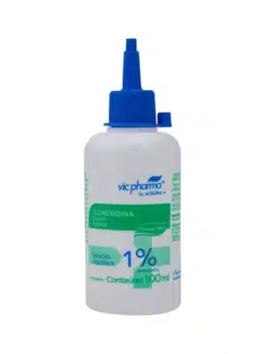 CLOREXIDINA 1% SOLUÇÃO AQUOSA 100ML;VIC PHARMA