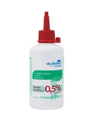 CLOREXIDINA 0,5% SOLUÇAO ALCOOLICA 100ML ALMOTOLIA;VIC PHARMA