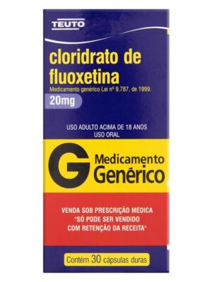 *FLUOXETINA 20MG - CX C/30 CPS - GENÉRICO;TEUTO