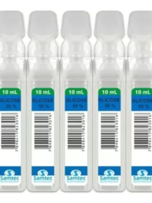 GLICOSE HIPERTONICA 50% 10ML - CX C/200 AMP (H);FARMACE