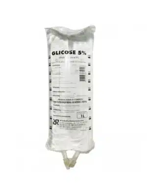 GLICOSE 5% - BOLSA 250ML - CX C/35 (H);JP INDUSTRIA