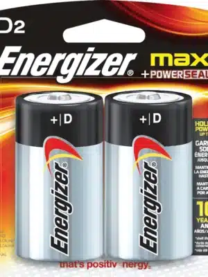 PILHA ALCALINA GRANDE D2 - ENERGIZER MAX;ENERGIZER