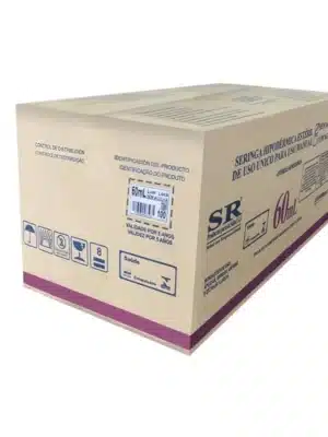 SERINGA 60ML SEM AGULHA - CX C/50 UND - LOCK;SR