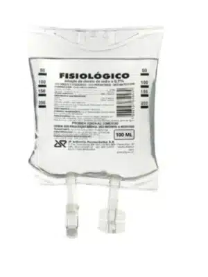 SORO FISIOLOGICO 0,9% - BOLSA 100ML - CX C/50 - JP