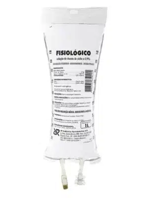 SORO FISIOLOGICO 0,9% - BOLSA 1000ML - CX C/10 - JP