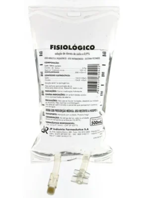 SORO FISIOLOGICO 0,9% - BOLSA 500ML - CX C/20 - JP