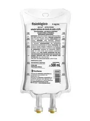 SORO GLICO-FISIOLOGICO - BOLSA 500ML - CX C/20 (H);JP INDUSTRIA